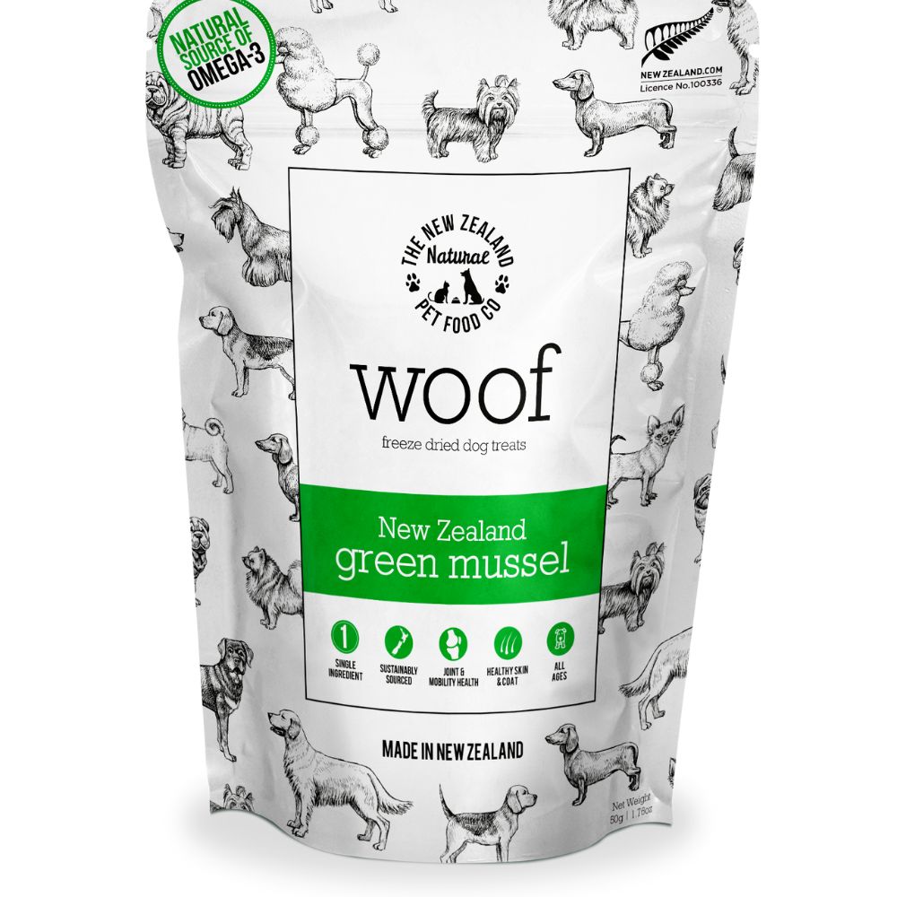 Woof Freeze Dried Mussels Treat 50 G