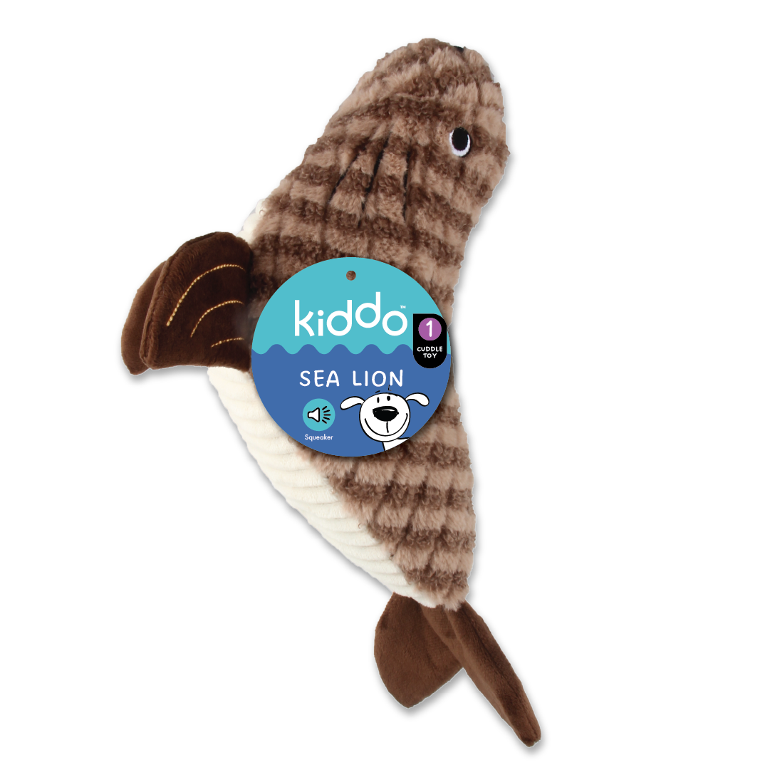 Kazoo Kiddo Sea Lion Dog Toy