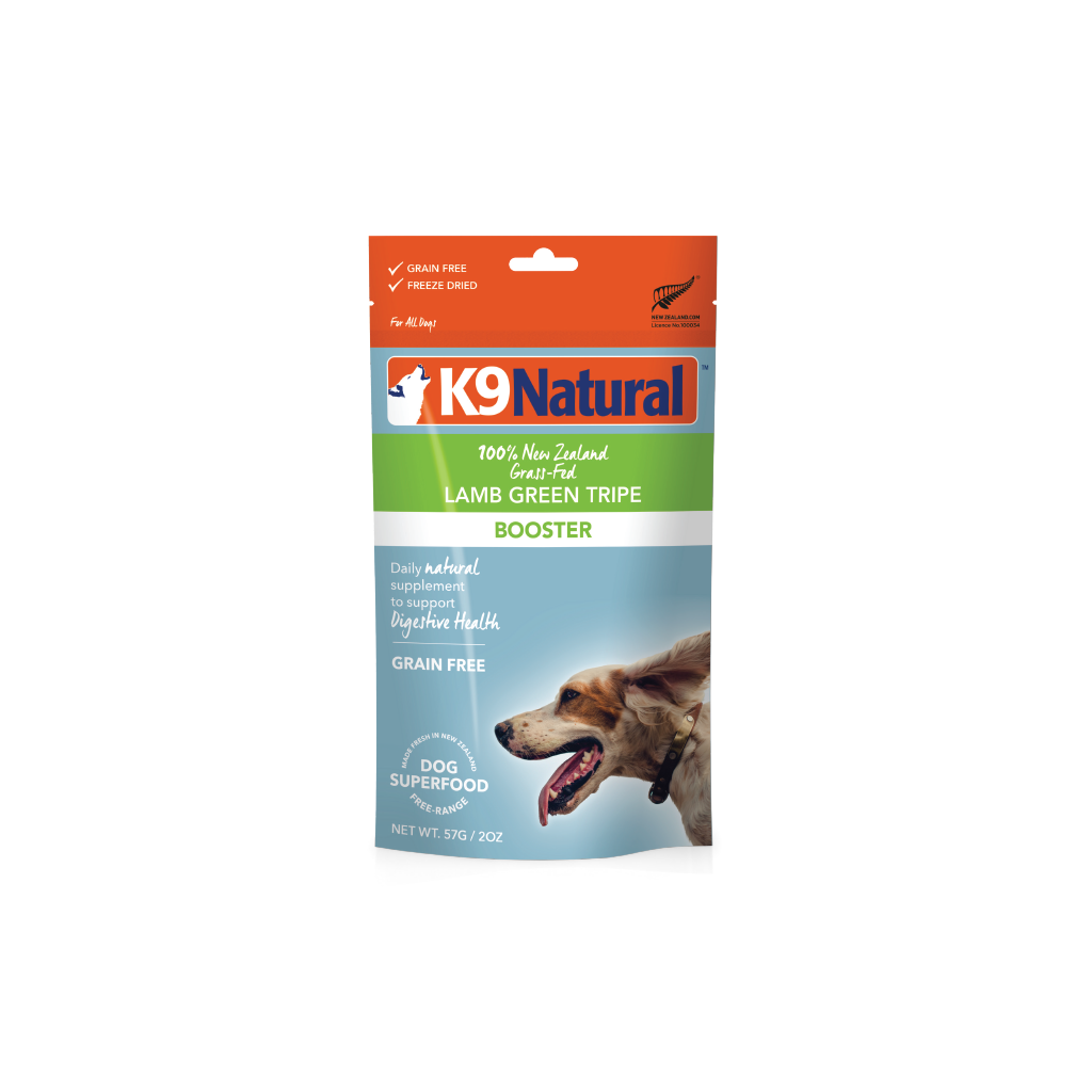 K9 Natural Lamb Green Tripe Freeze Dried Booster 57g