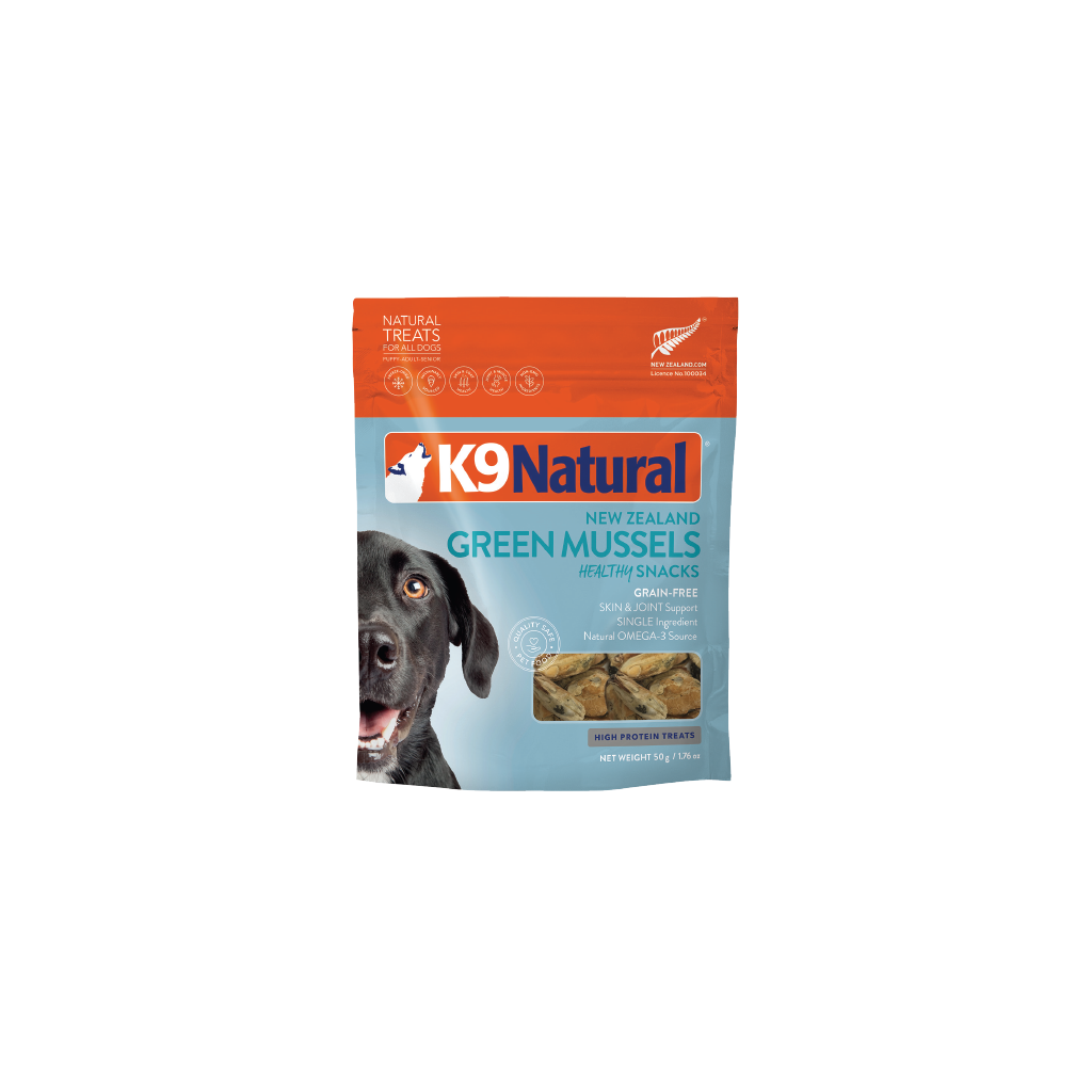 K9 Natural Green Mussel Healthy Dog Snacks 50g