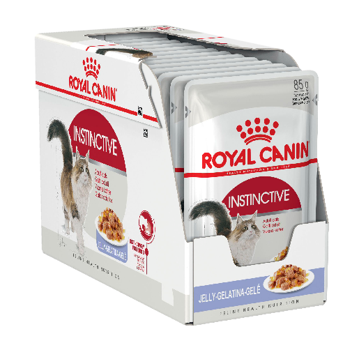 ROYAL CANIN® Instinctive Adult Wet Jelly Cat Food Pouches 12 x 85g