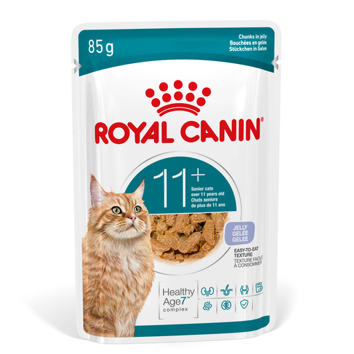 ROYAL CANIN® Ageing 11+ Jelly Adult Wet Cat Food Pouches 12 x 85g
