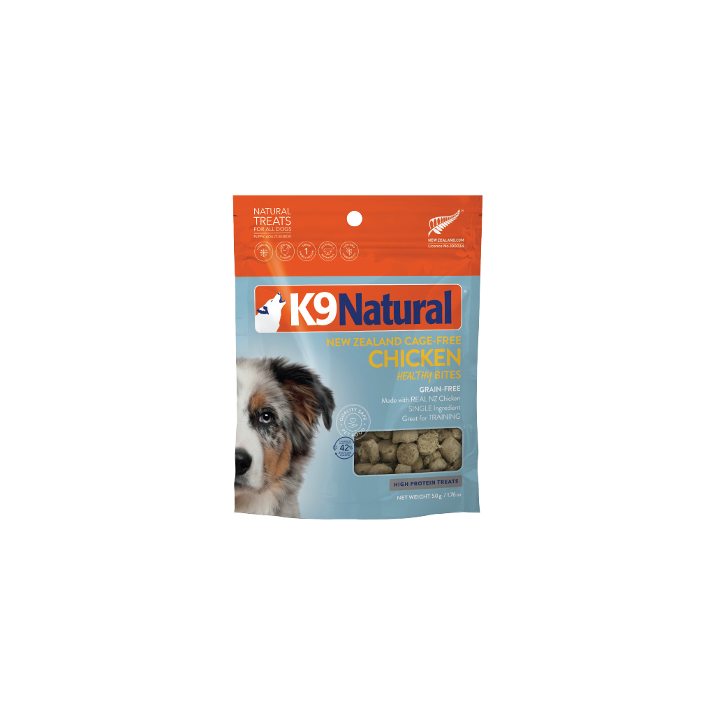 K9 Natural Chicken Healthy Bites Dog Treats 50g
