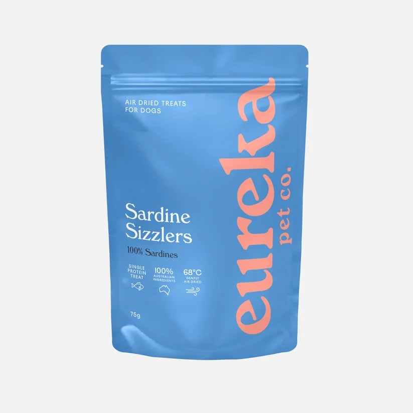 Eureka Sardine Sizzlers dog treats