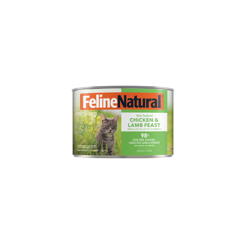 Feline Natural Chicken & Lamb Feast Canned Cat Food 170g