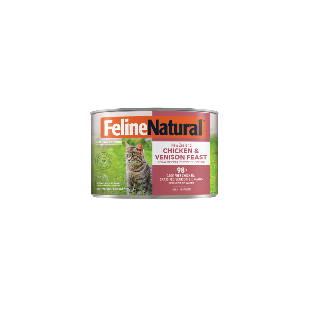 Feline Natural Chicken & Venison Feast Canned Cat Food 170g