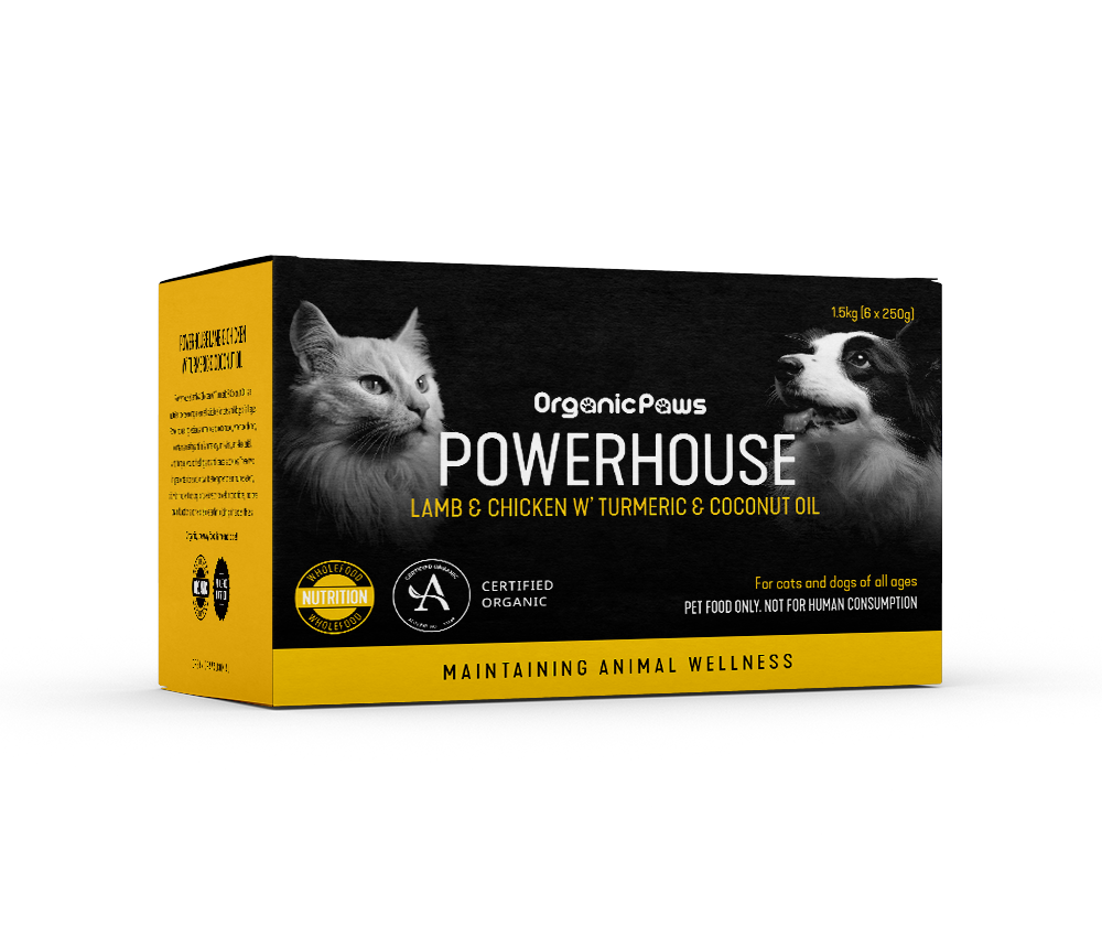 Organic Paws Lamb & Chicken with Turmeric Raw Dog Food