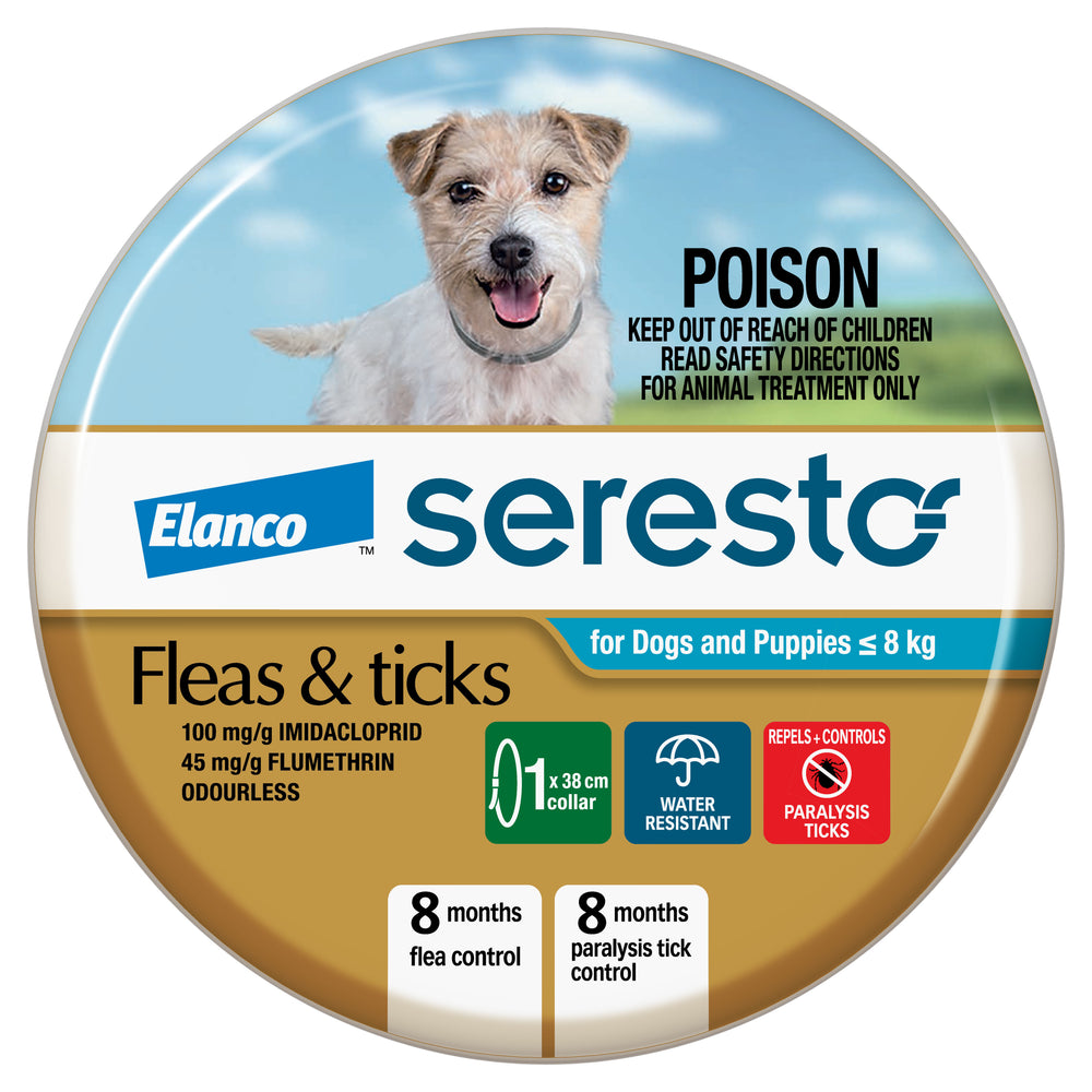 Seresto Flea & Tick Collar for Dogs up to 8kg