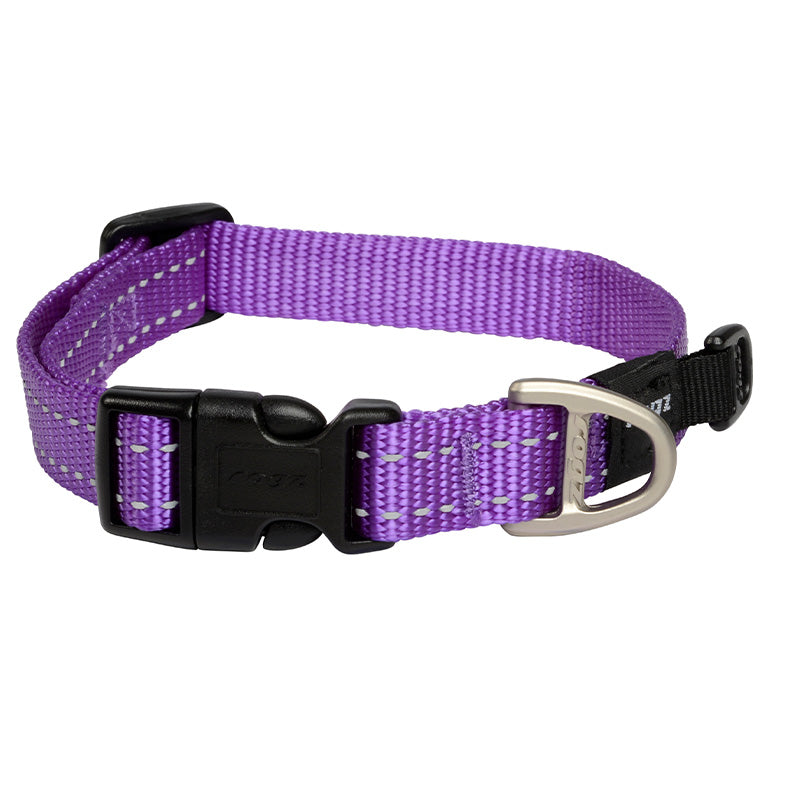ROGZ CLASSIC COLLAR PURPLE MED