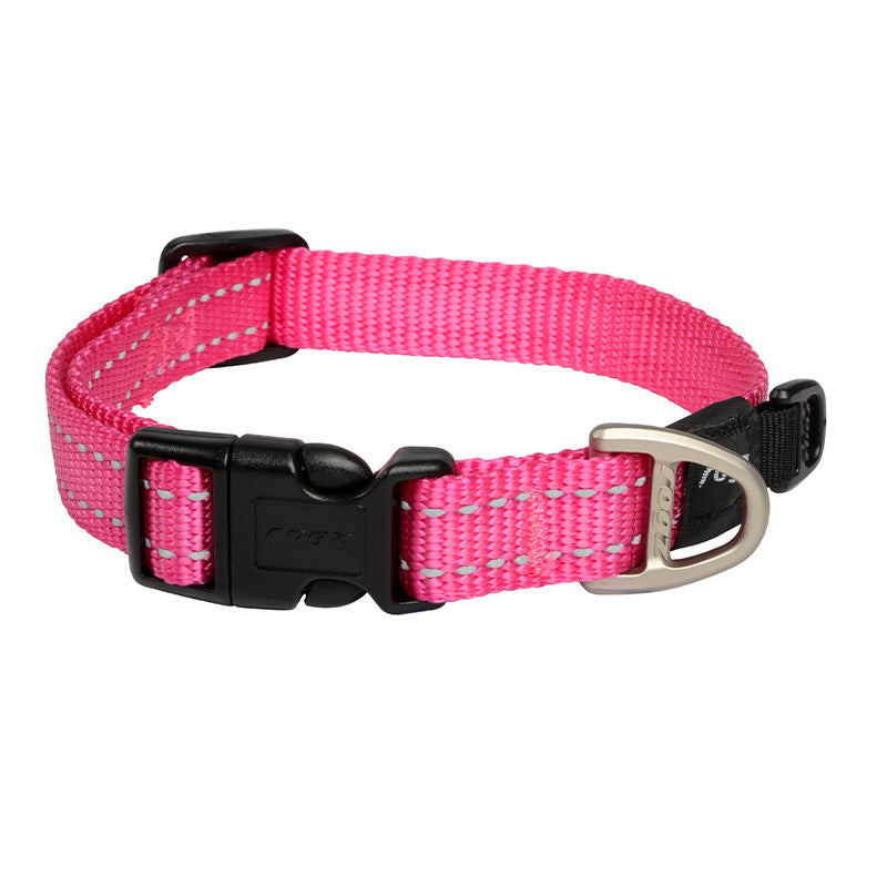 ROGZ CLASSIC COLLAR PINK MED