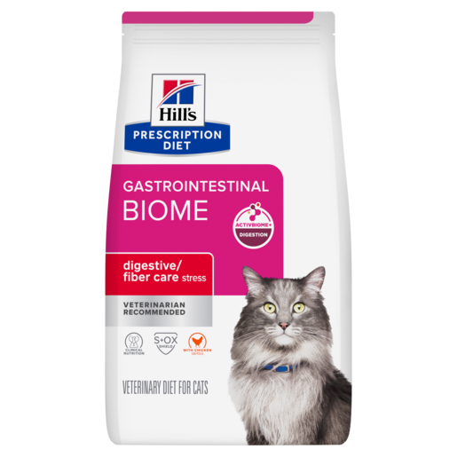 Hill's Prescription Diet Gastrointestinal Biome Stress Digestive/Fibre Care Dry Cat Food 1.8kg
