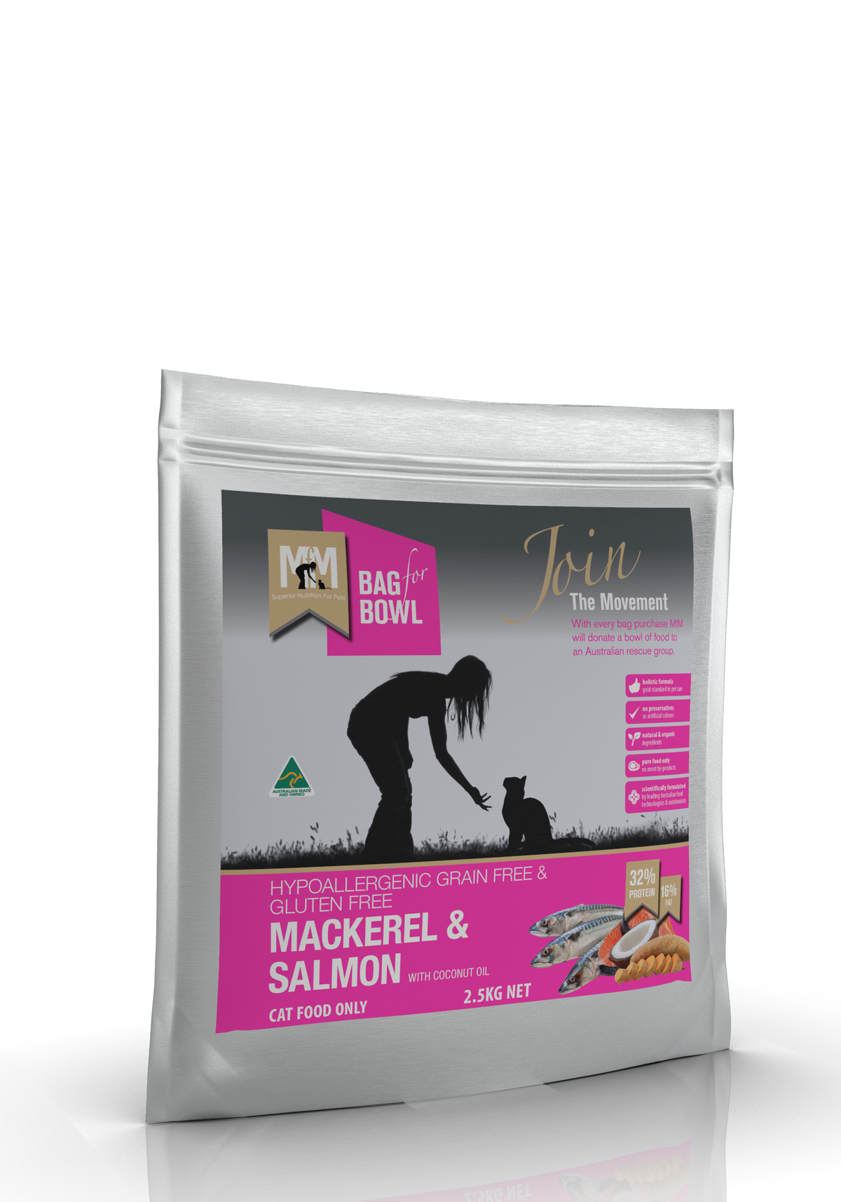 Meals for Meows Mackerel & Salmon 2.5kg