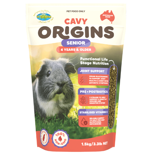 Vetafarm Cavy Origins Senior Guinea Pig Food 1.5kg