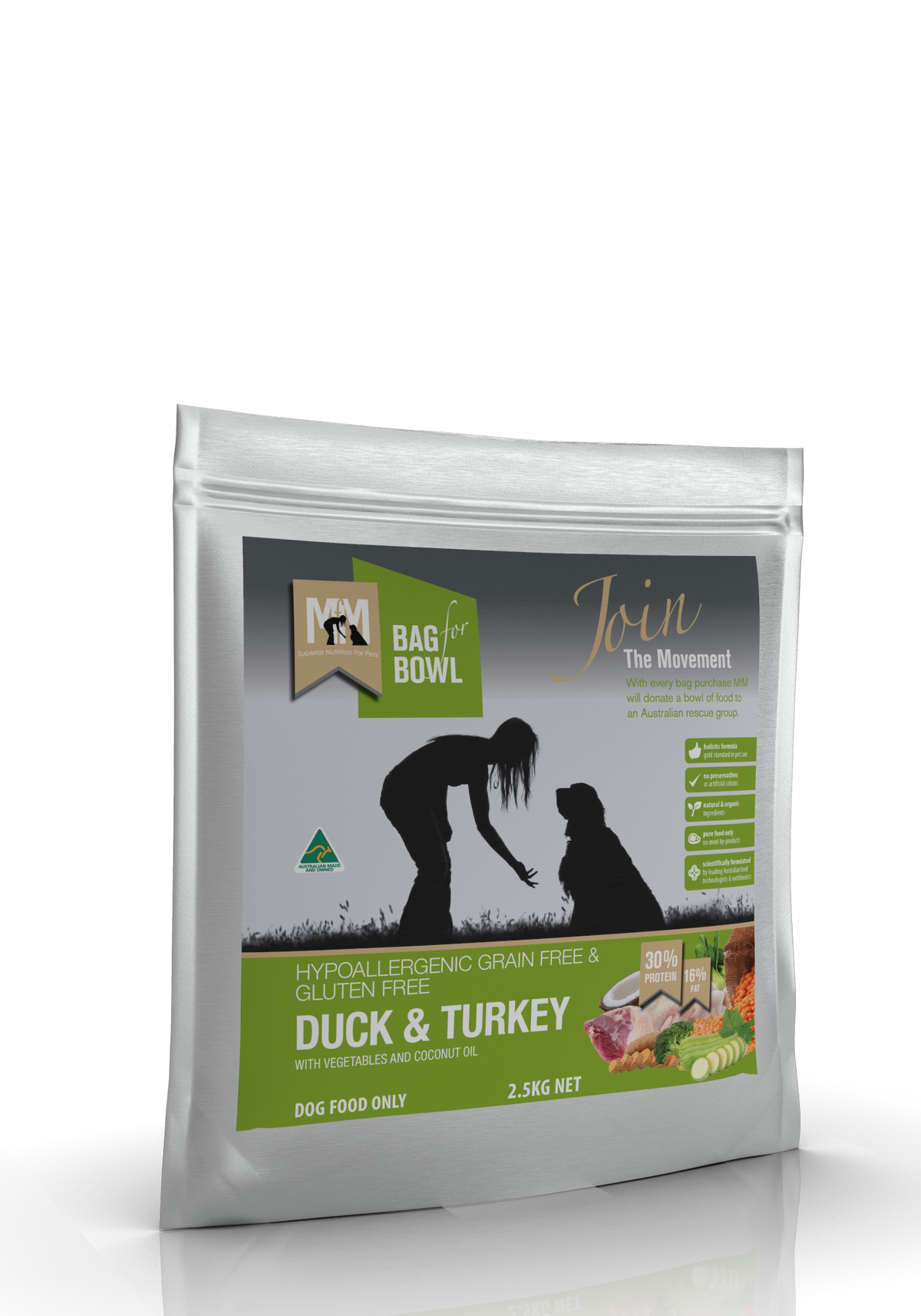 Meals for Mutts Duck & Turkey 2.5kg