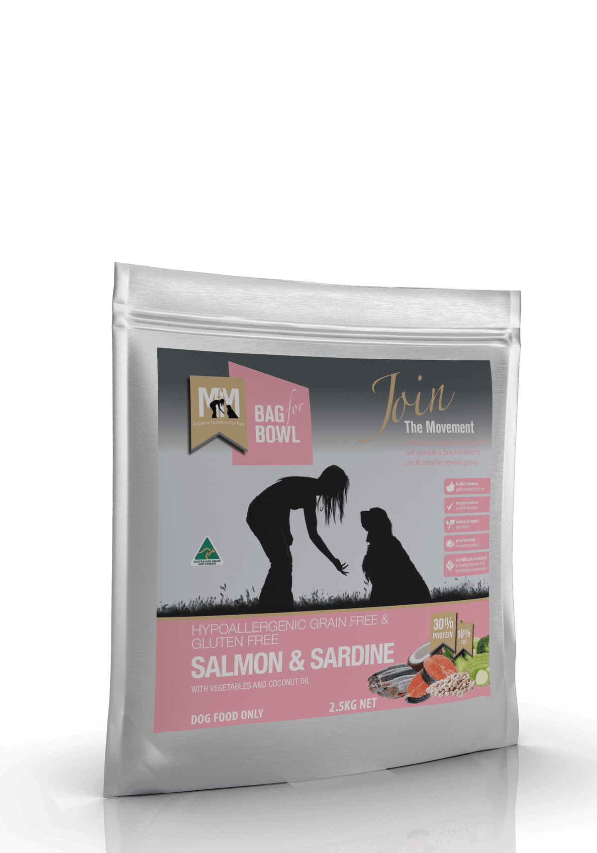 Meals for Mutts Grain Free Salmon & Sardine 2.5kg