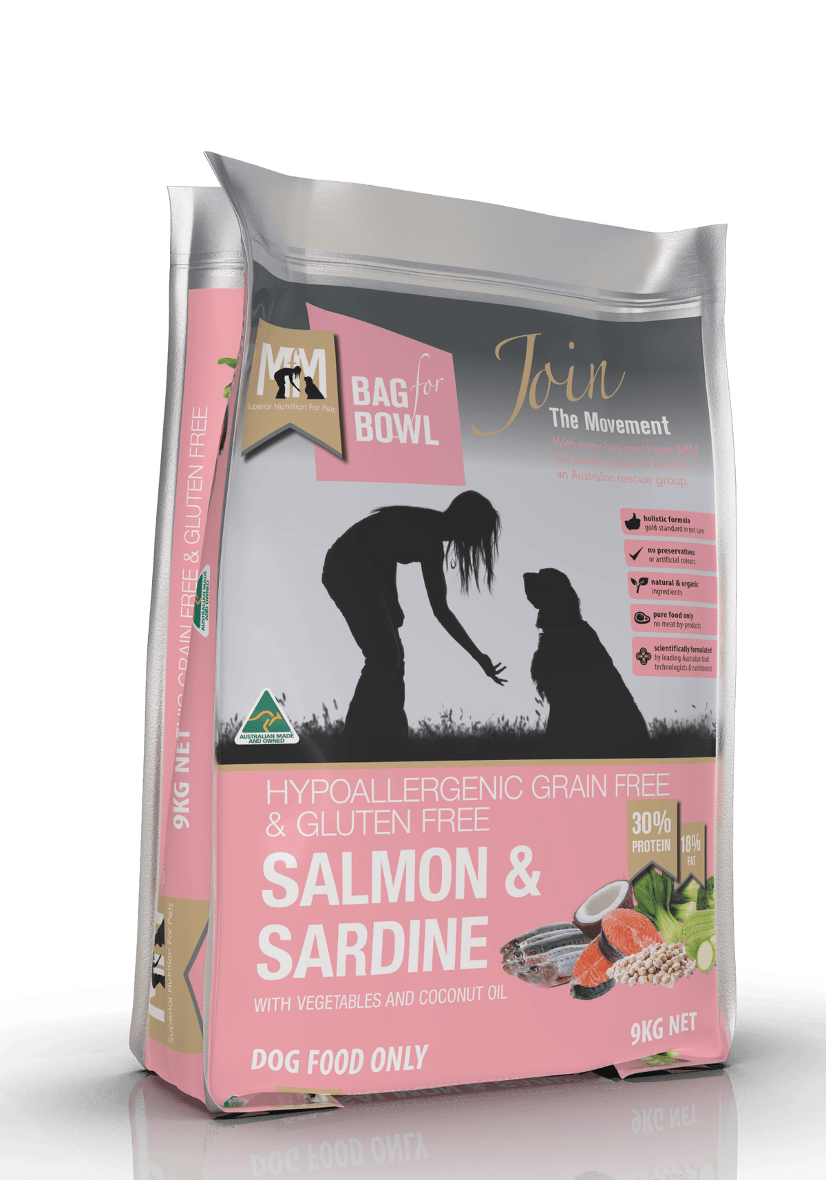 Meals for Mutts Grain Free Salmon & Sardine 9kg