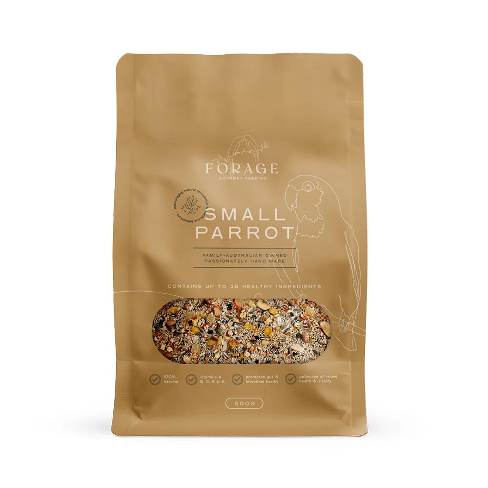Forage Gourmet Small Parrot Bird Seed 500g