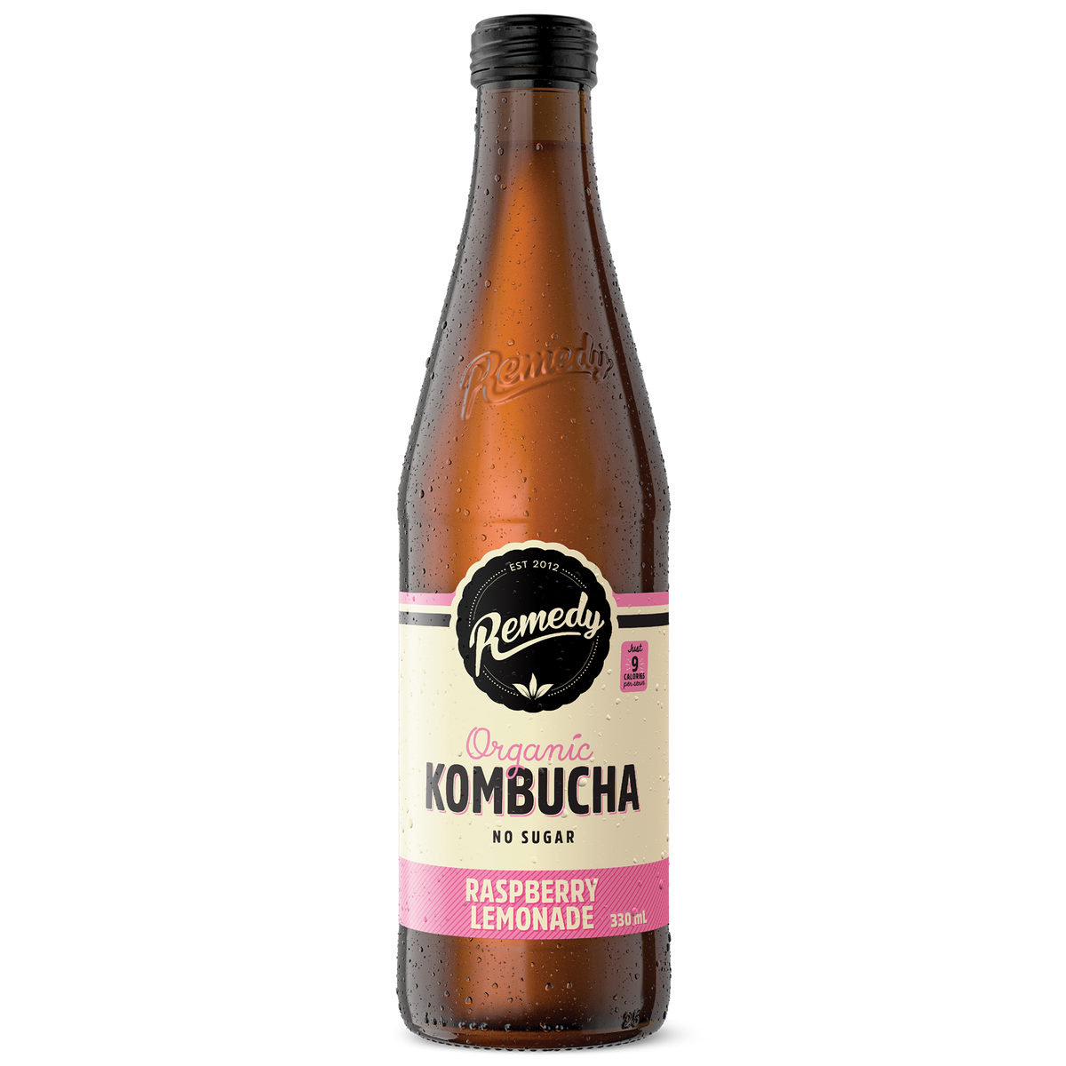 Remedy Kombucha Raspberry Lemonade 330ml