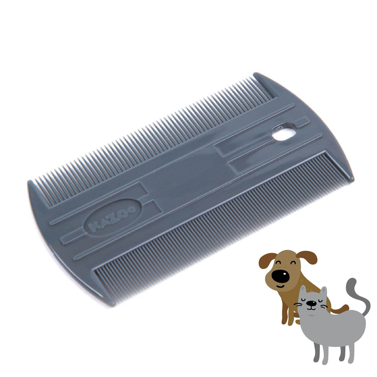 KAZOO Double-Sided Flea Comb
