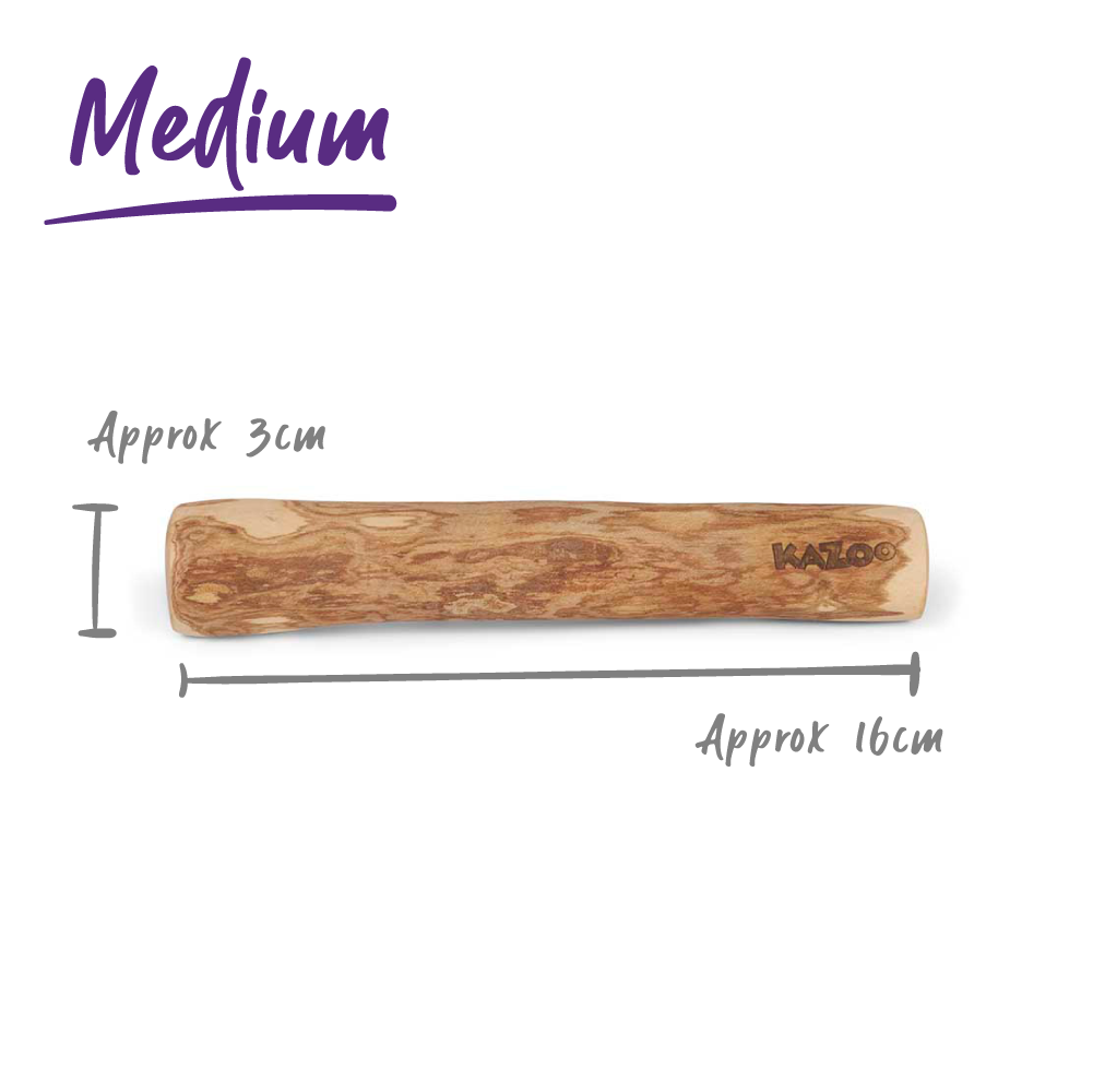 Kazoo Coffee Wood Dog Chew Medium