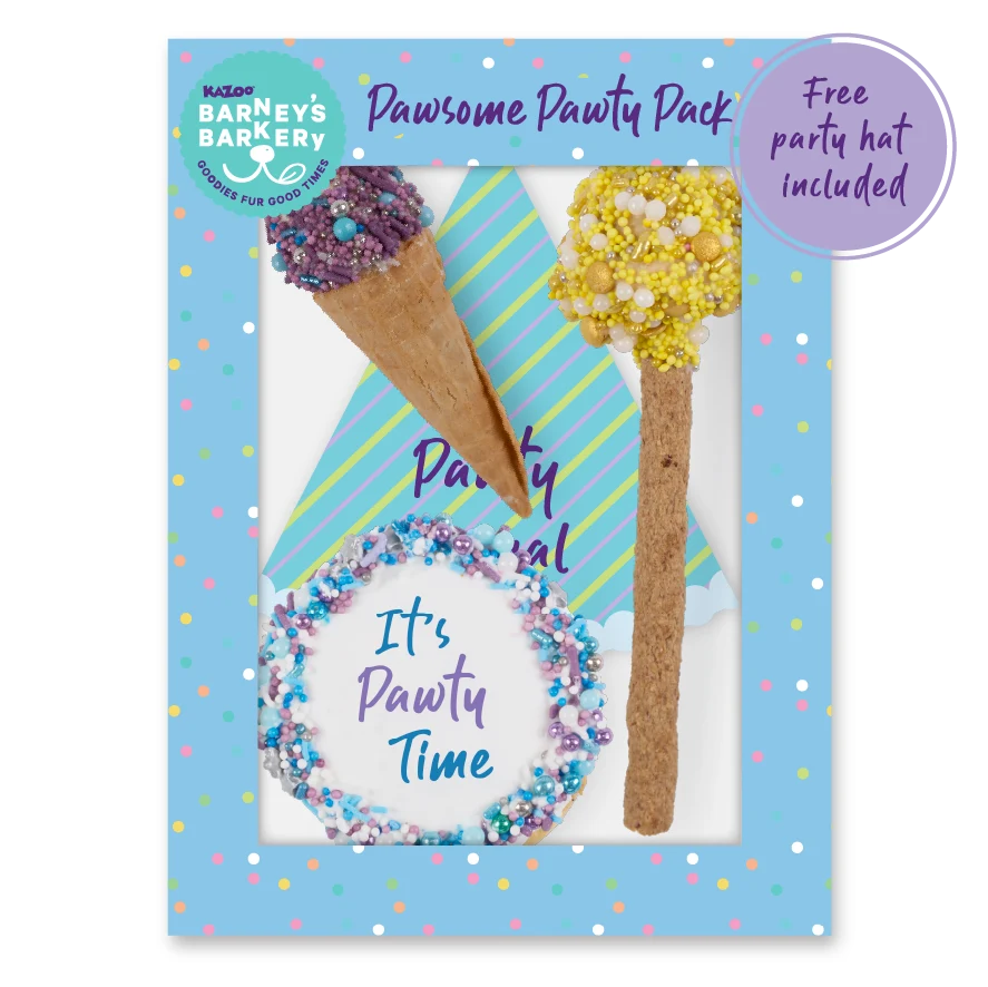 KAZOO DOG BIRTHDAY PARTY PACK BLUE