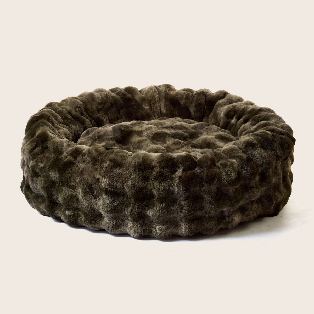 Snooza Bubble Cuddler Dog Bed Olive Green Large