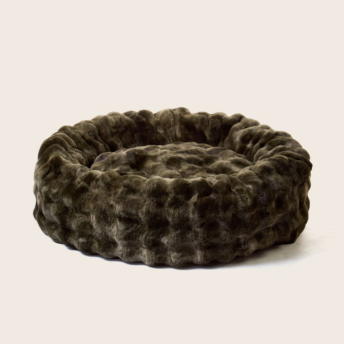 Snooza Bubble Cuddler Dog Bed Olive Medium
