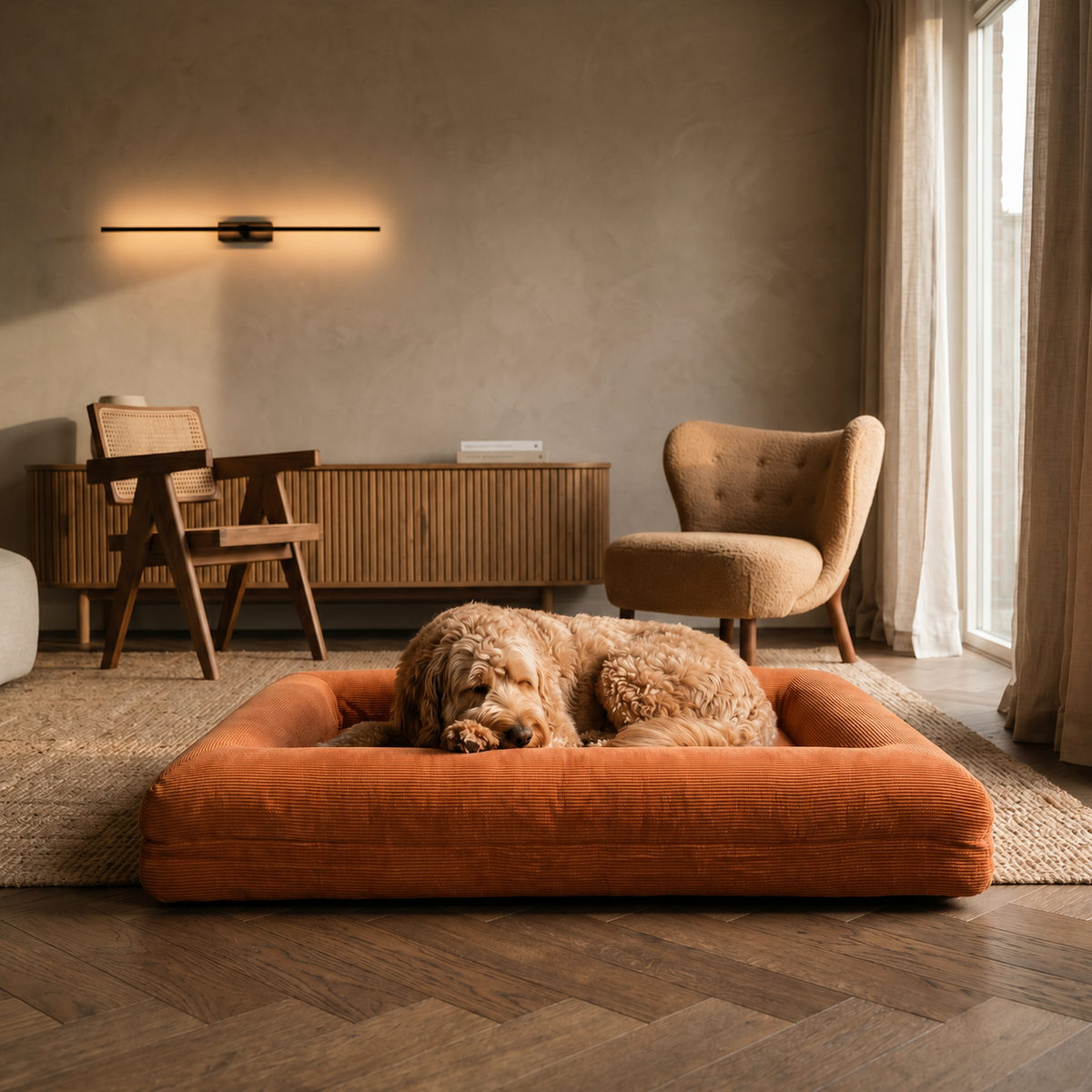 Doggy Snooze The Original Dog Bed Orange