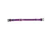 Prestige Adjustable Nylon Cat Collar 14in Purple