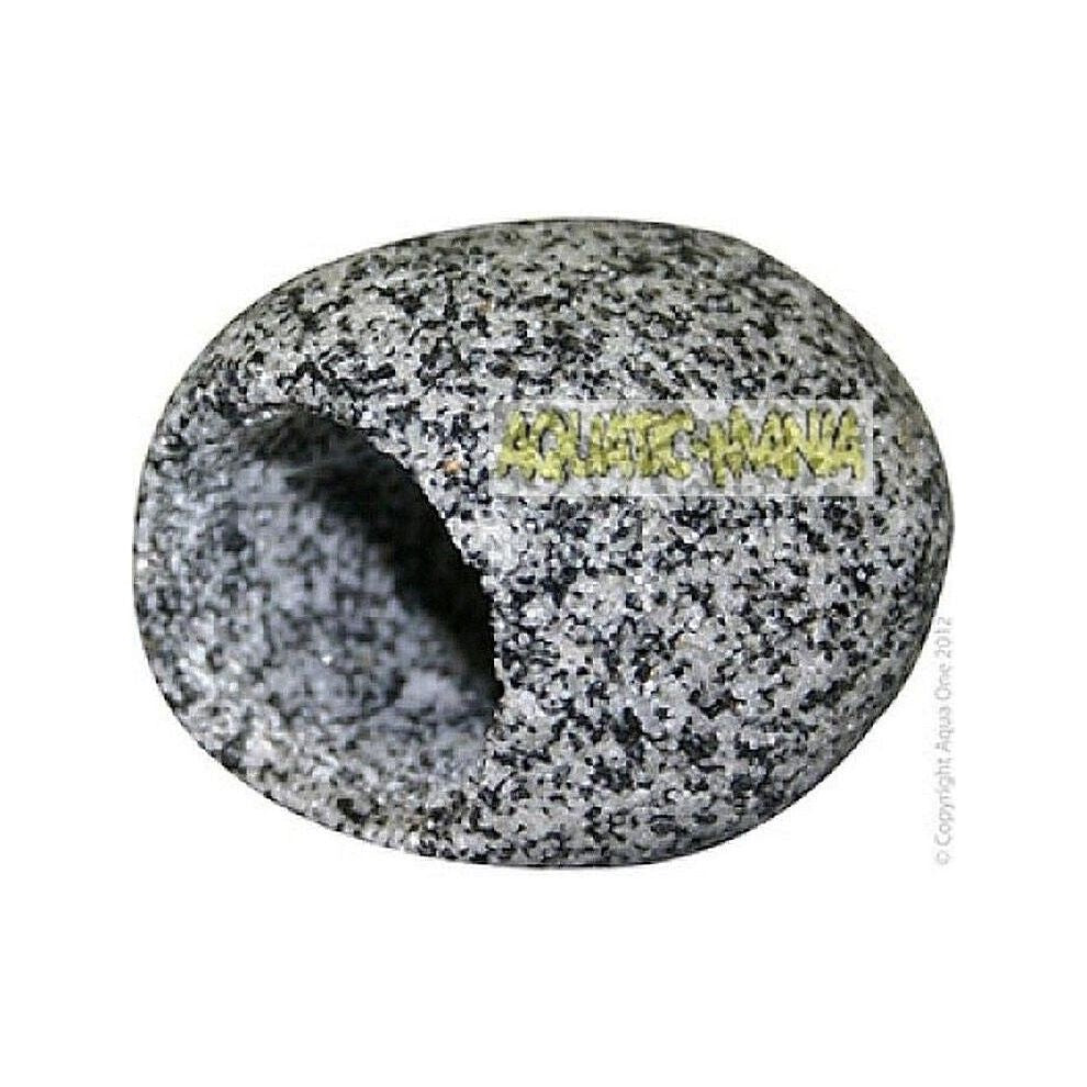 Aqua One Round Granite Cave Ornament Large