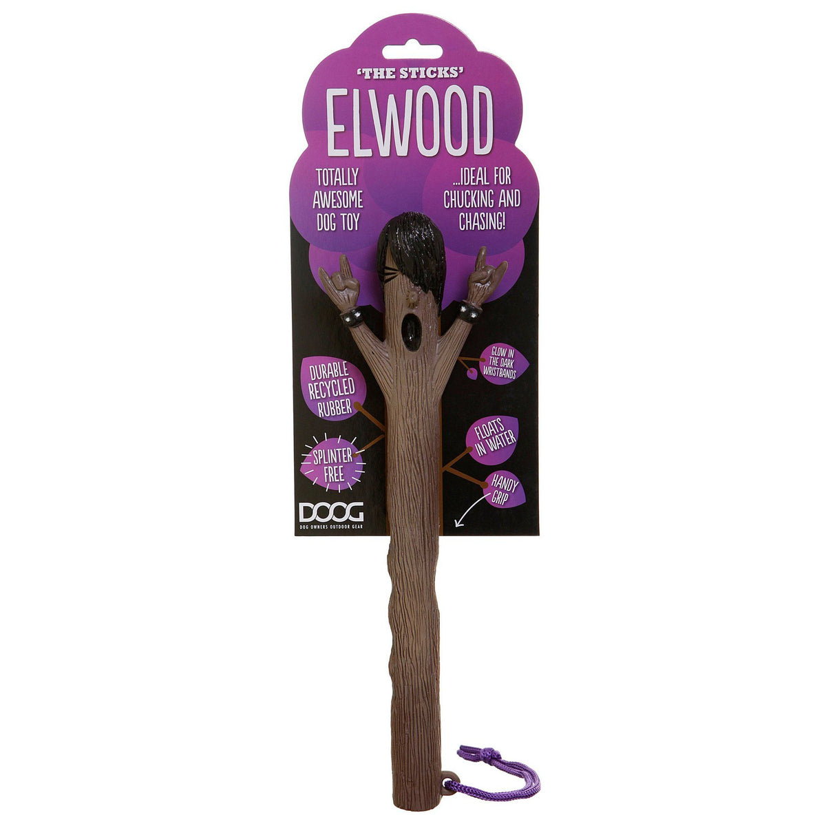DOOG Stick Family Elwood Dog Toy