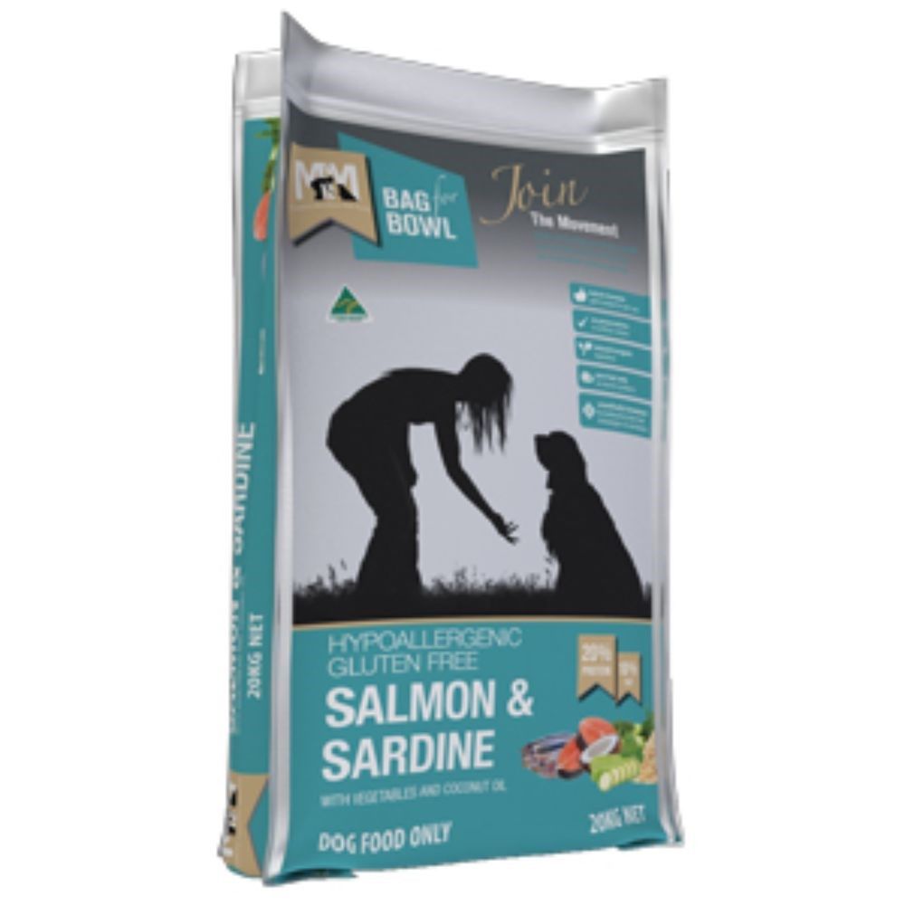MEALS FOR MUTTS SALMON AND SARDINE 20KG BLUE