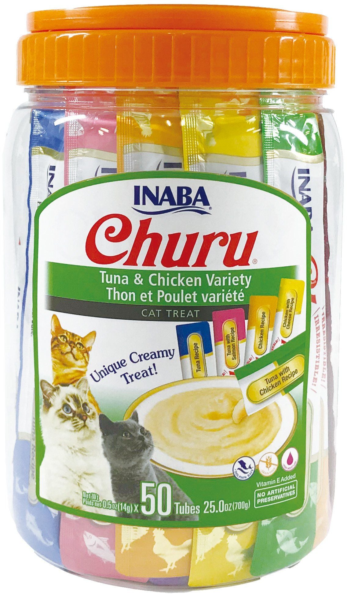 Inaba Churu Tuna & Chicken Cat Treats Bulk Pack