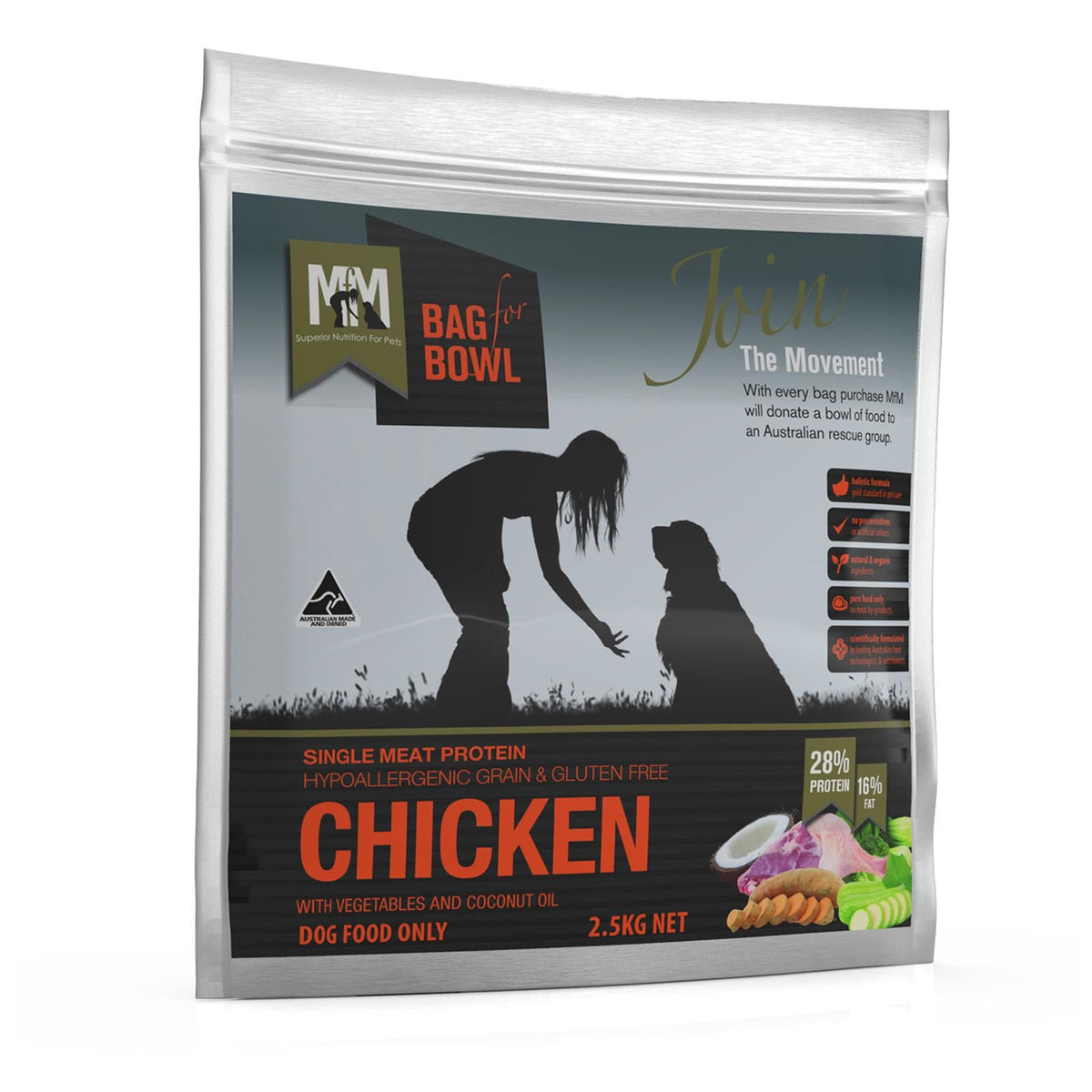 MEALS FOR MUTTS SP CHICKEN GF 2.5KG