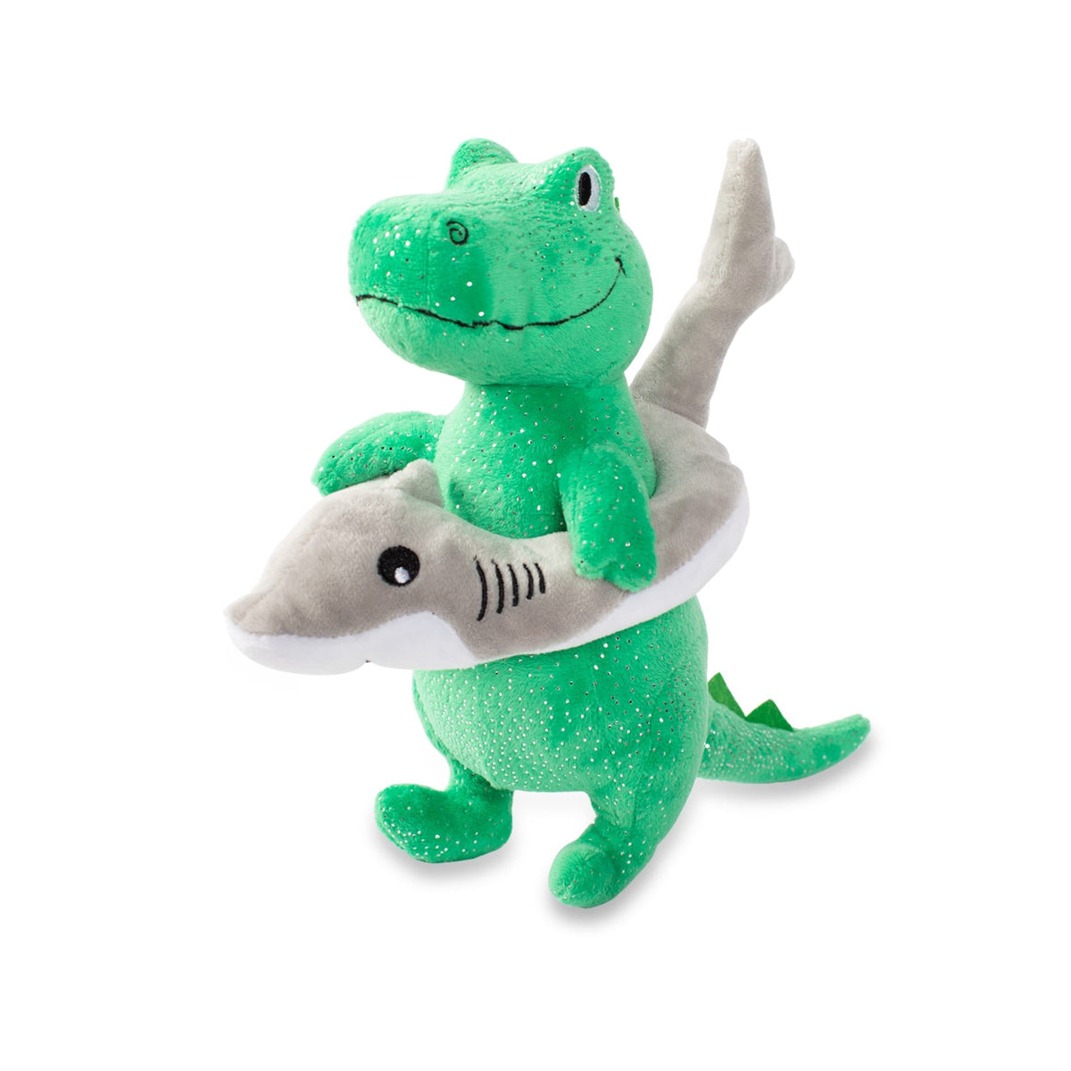 Fringe Studio Shark Week Rex Plush Dog Toy