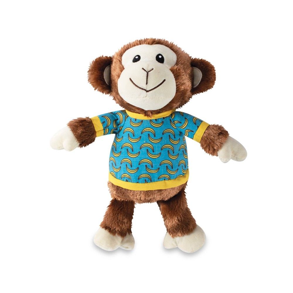 Fringe Studio Bananas the Monkey Plush Dog Toy XL