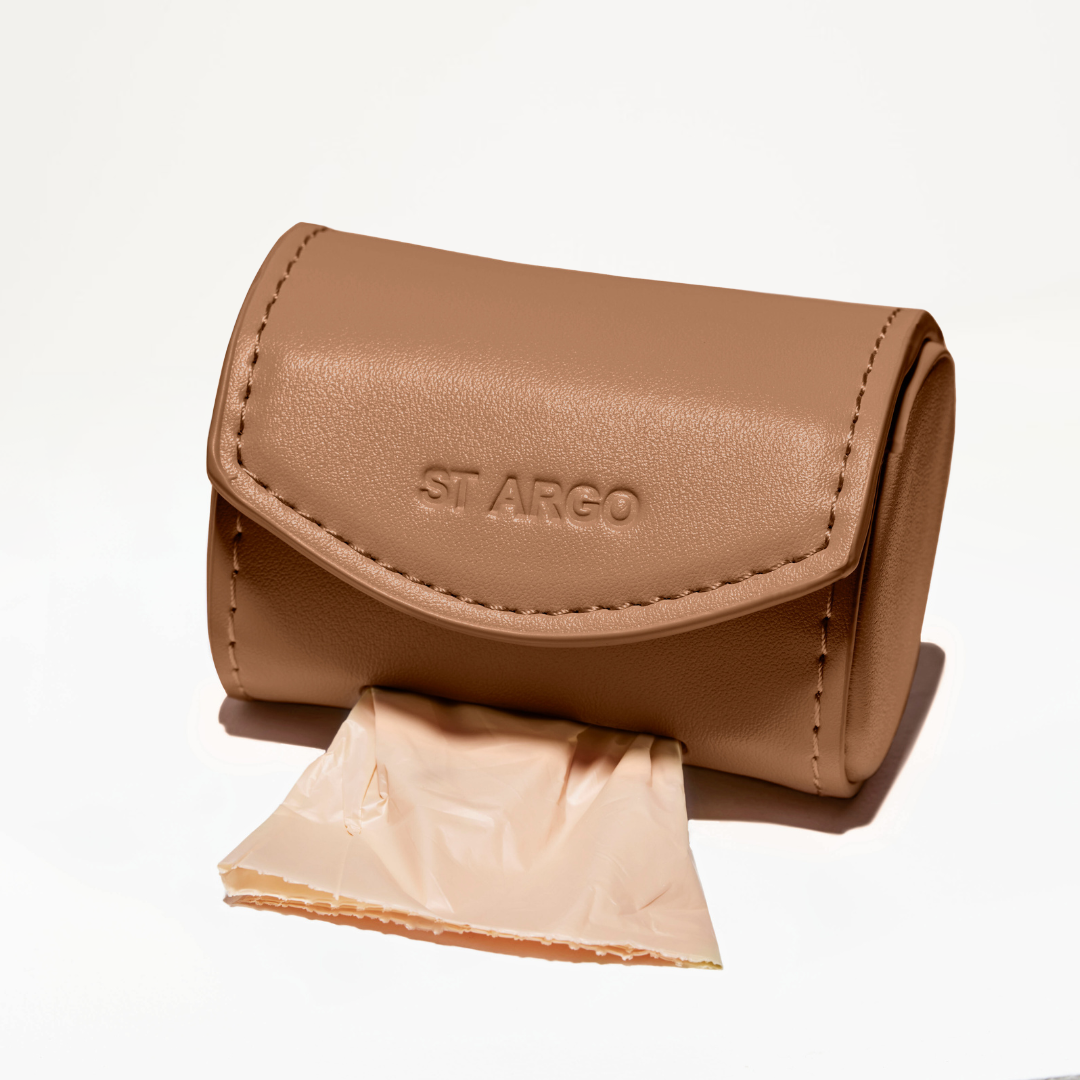 ST ARGO Poop Bag Holder - Caramel