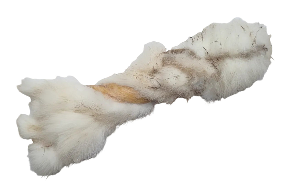 Treat Treat Rabbit Hide Twist Dog Chew