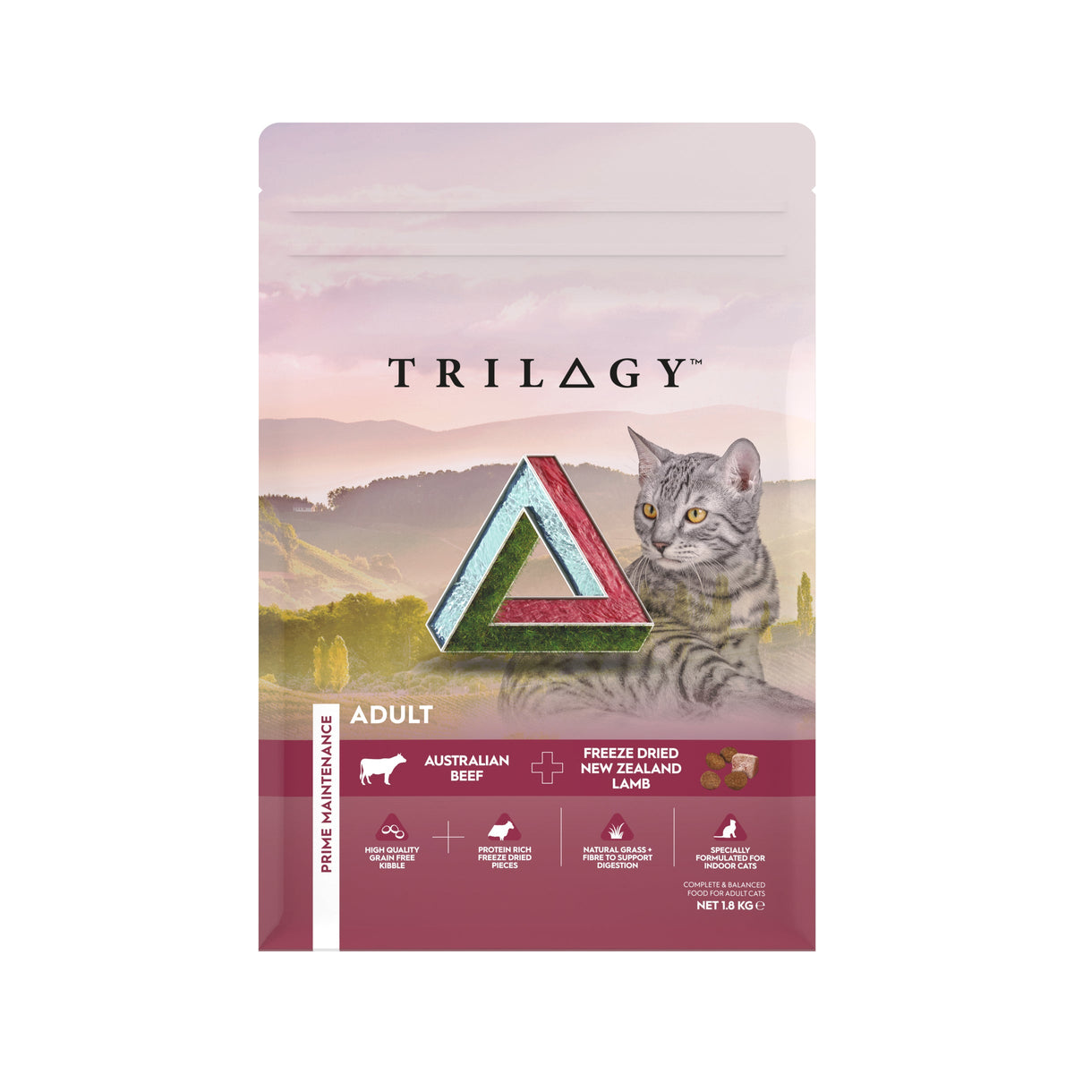 Trilogy Adult Beef Dry Cat Food 1.8kg