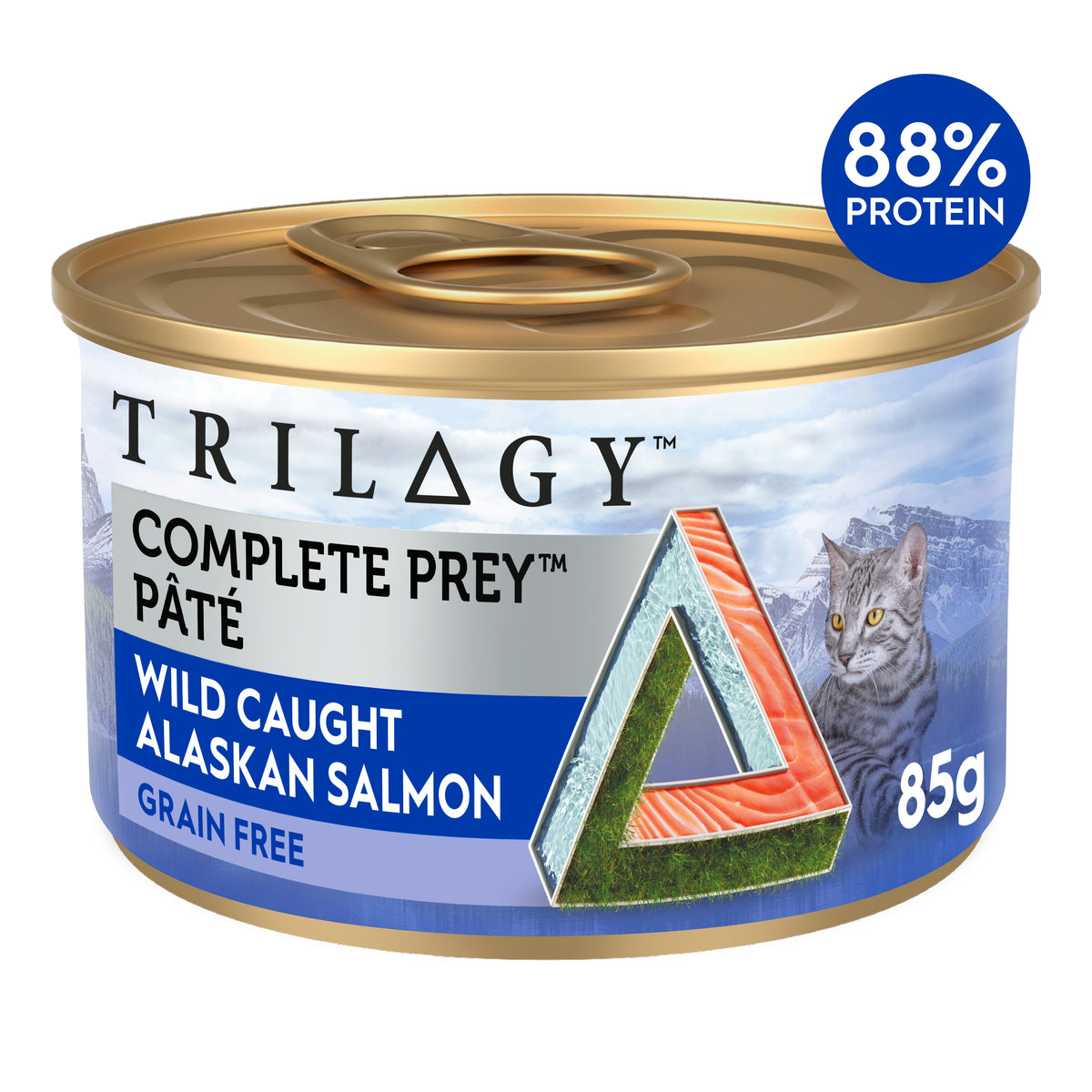 Trilogy Complete Prey Salmon Pate Wet Cat Food 24 x 85g