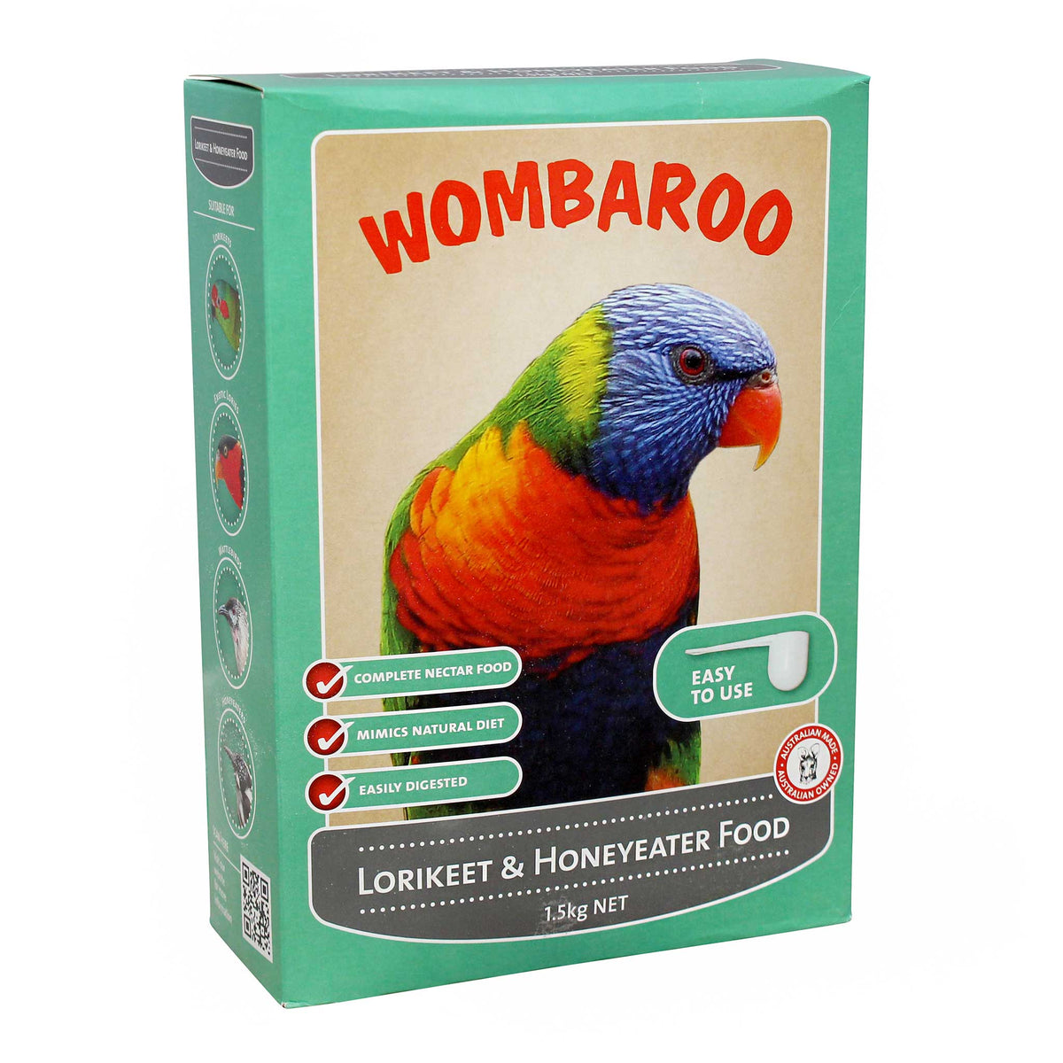 Wombaroo Lorikeet & Honeyeater Food 1.5kg