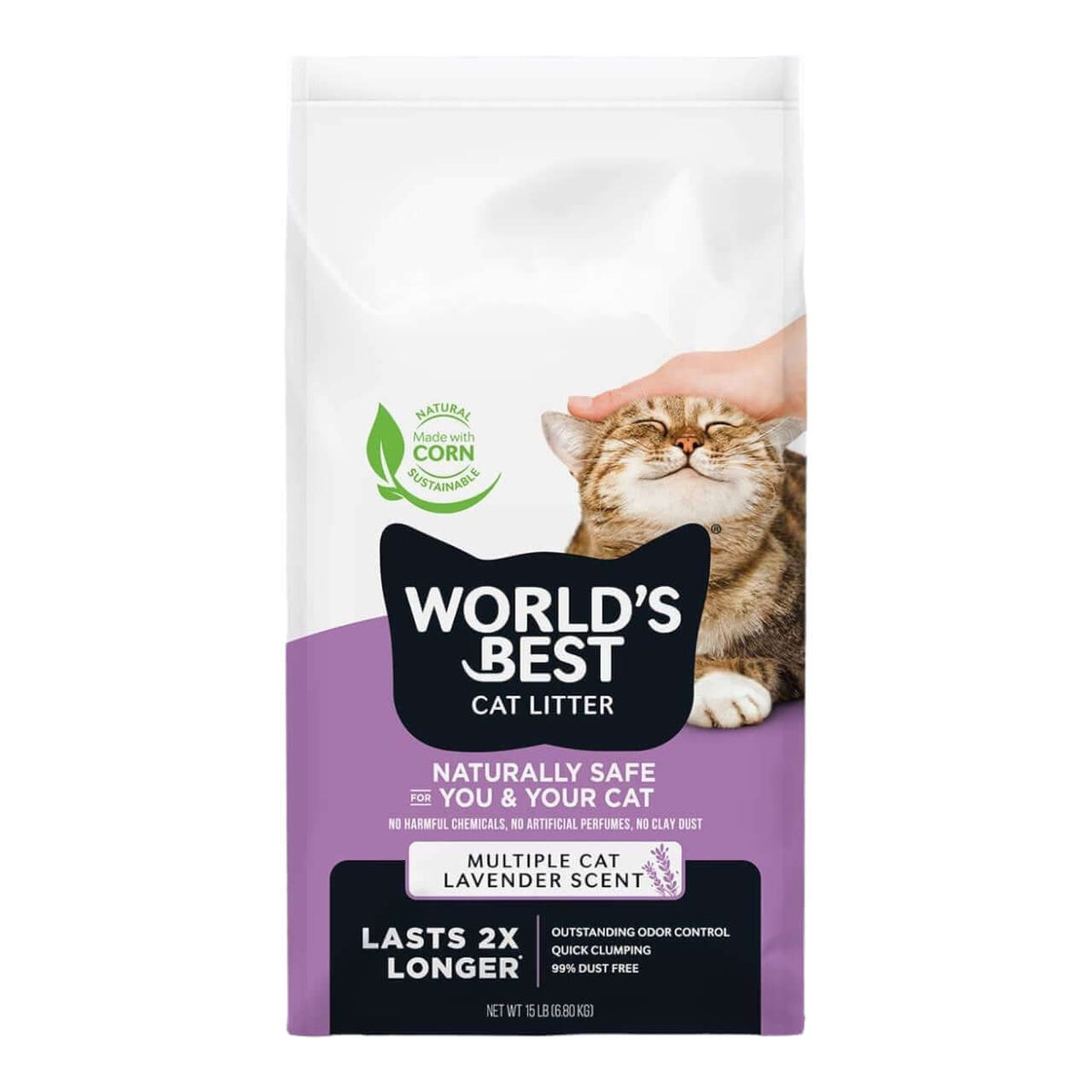 World's Best Cat Litter Multiple Cat Lavender 12.7kg