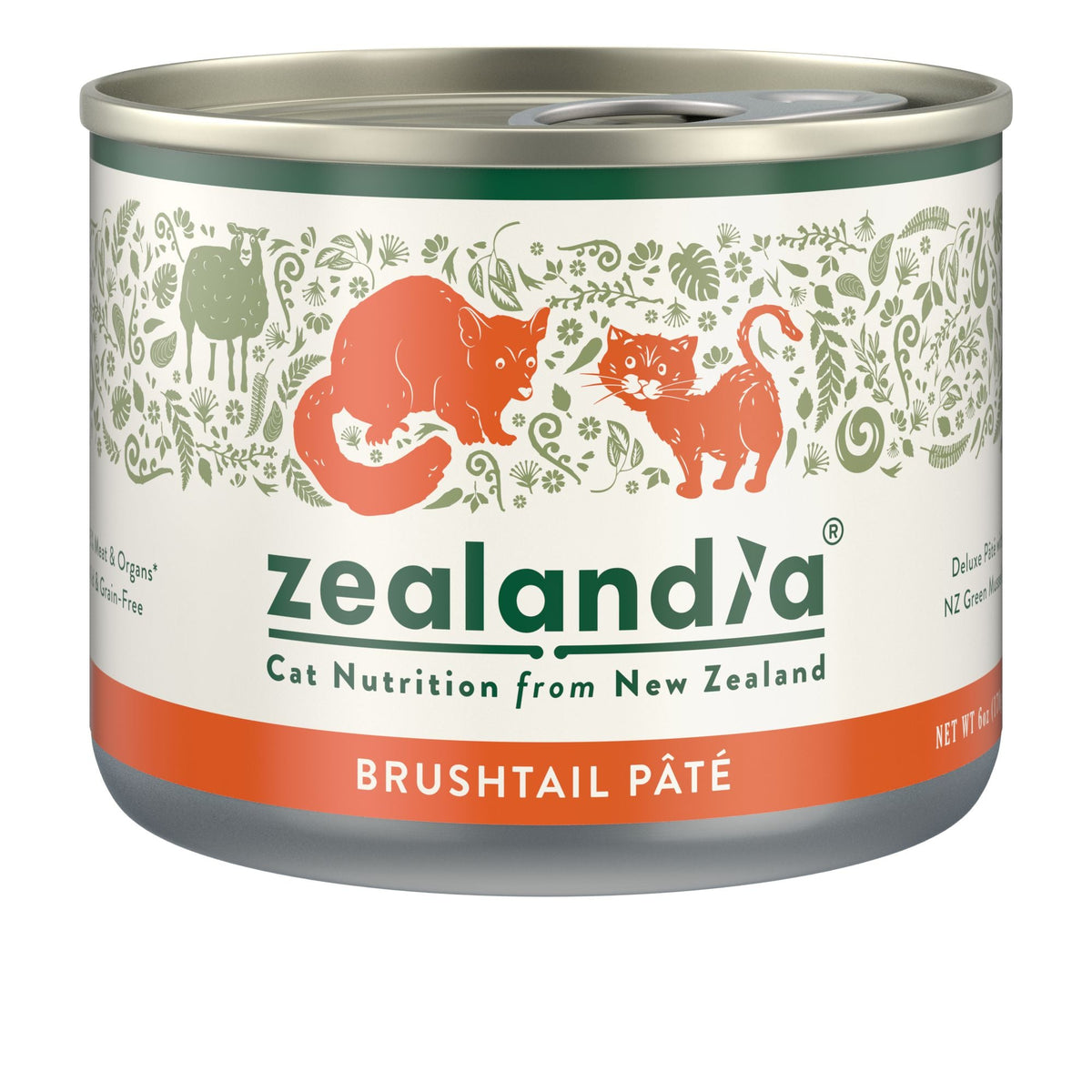 Zealandia Brushtail Pate Wet Cat Food Can 170g