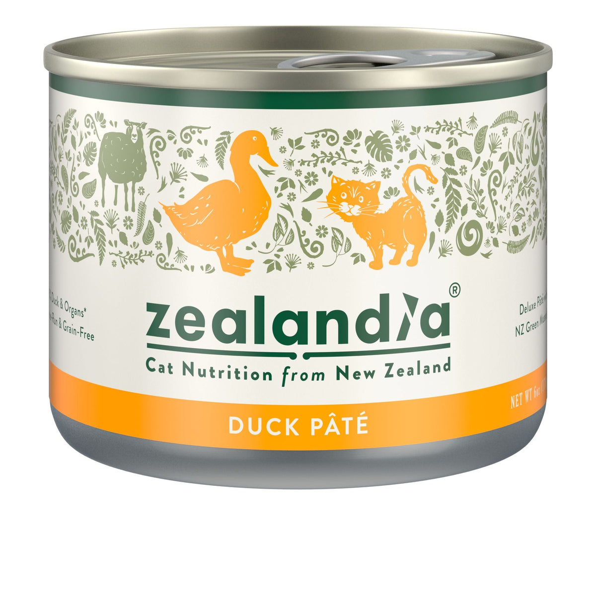 Zealandia Duck Pate Wet Cat Food Can 170g
