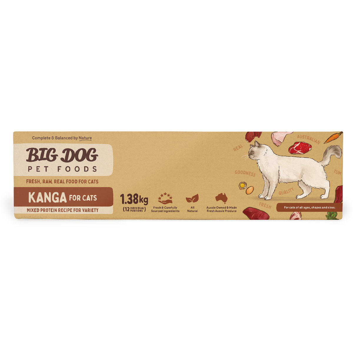 Big Dog BARF Kangaroo raw cat food