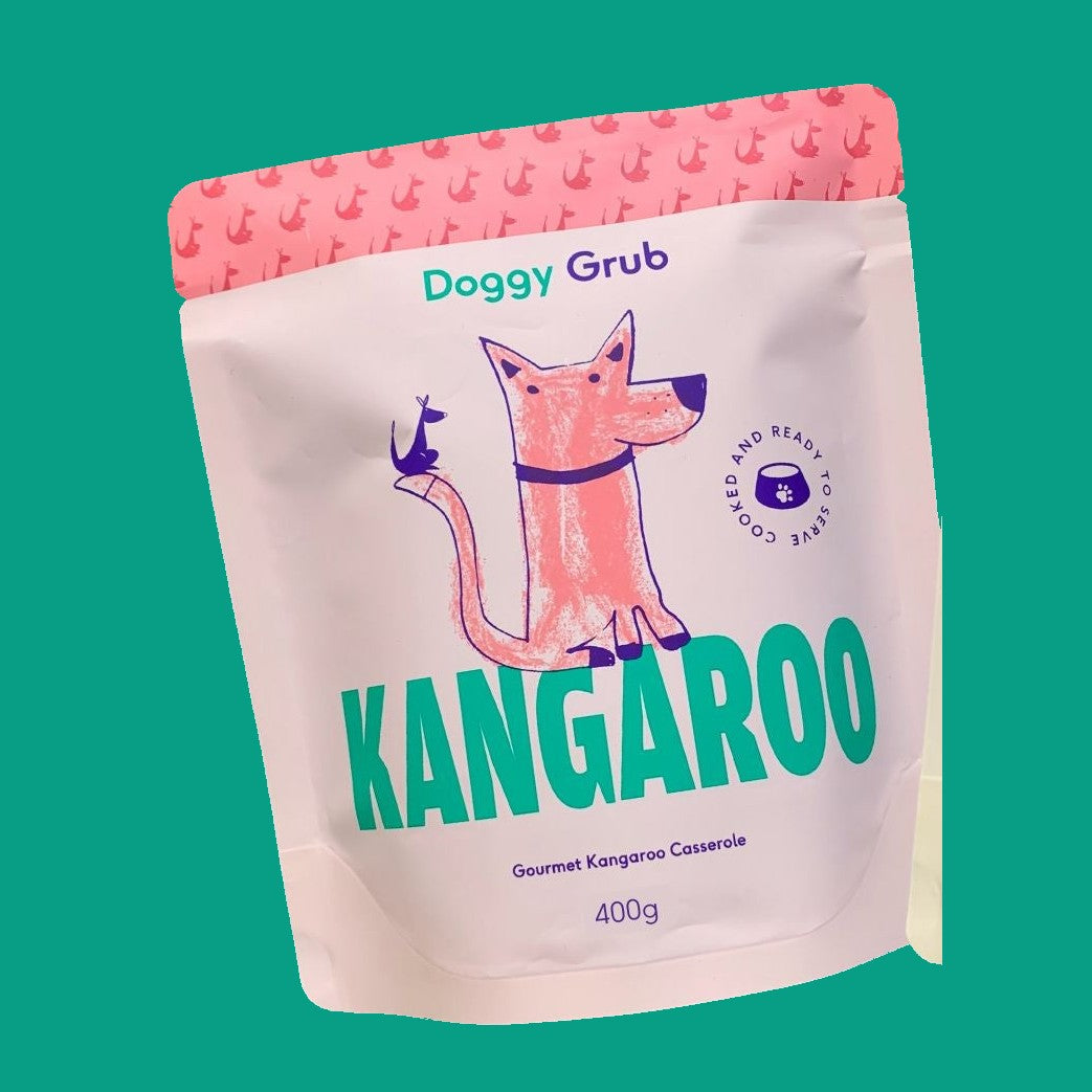 Doggy Grub Kangaroo Casserole Wet Dog Food 400g