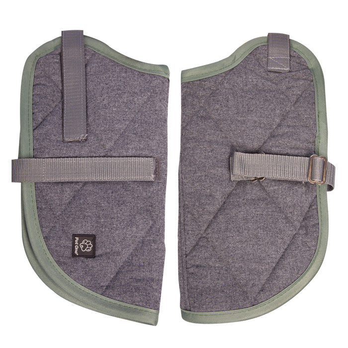 Pet One NightSleeper Dog Coat Silver/Green