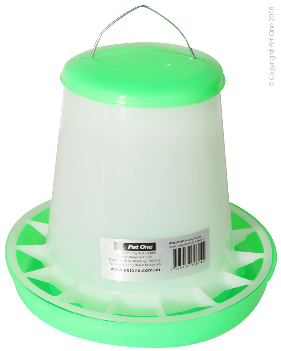 Pet One Poultry Gravity Feeder 2kg