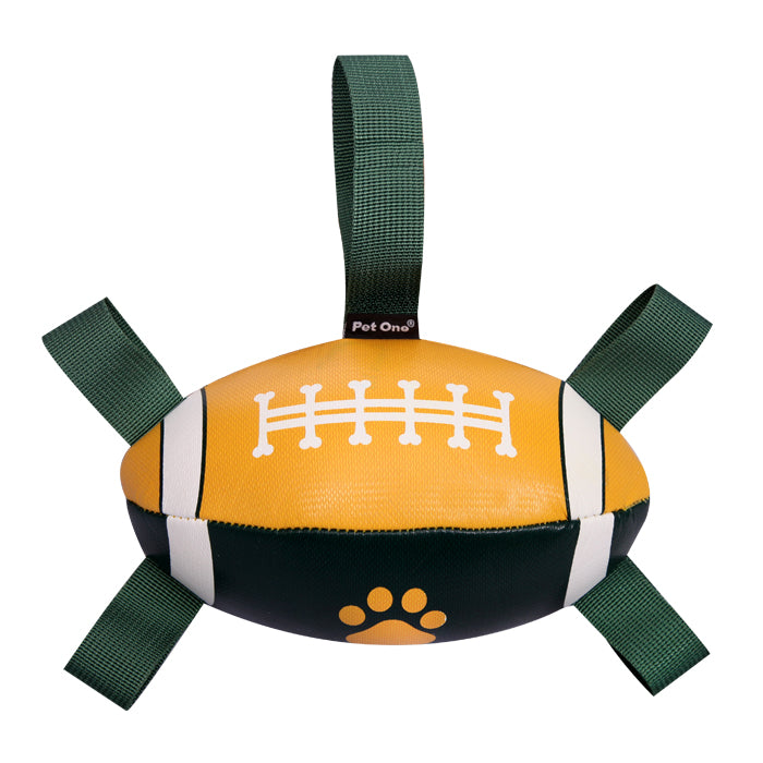 Pet One Interactive Football with Toggles Dog Toy