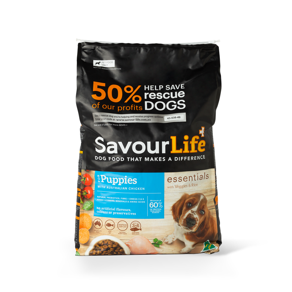 SavourLife Essentials Puppy with Australian Chicken Dry Dog Food 15kg